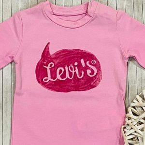Camiseta Bebé Niña Rosa. Levi’s