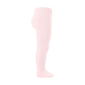 Leotardos de algodón cálido con calado lateral tonos rosas