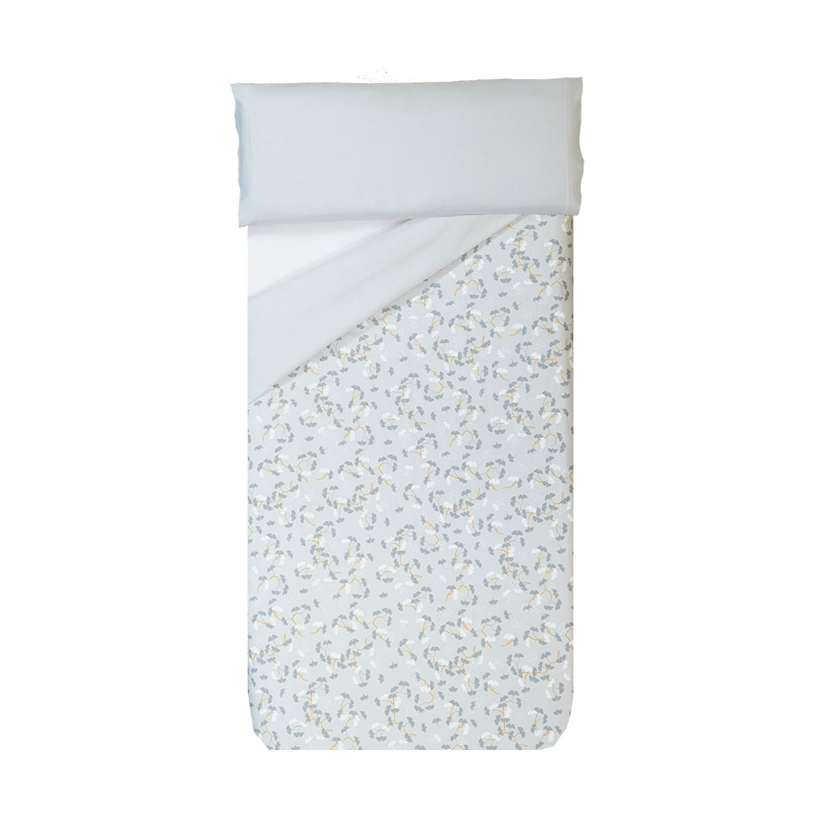 Funda Nórdica 60/70 GINKO Gris - Imagen 2