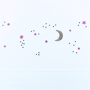 Sabana LUNA ESTRELLA Rosa 50