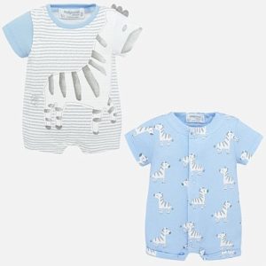 Set Pijama Cortos Cebra Bebé Niño. Mayoral.