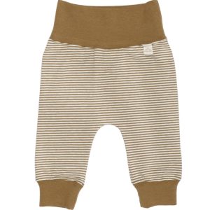 Pantalón bebé algodón orgánico jogger Toffee