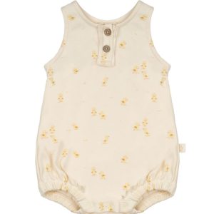 Romper tirantes bebé algodón orgánico Duckling