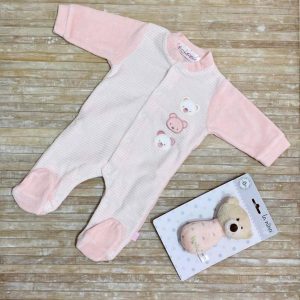 Pijama Osito Rosa Bebé