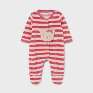 Pijama Bebé Niña Punto Rayas. Mayoral
